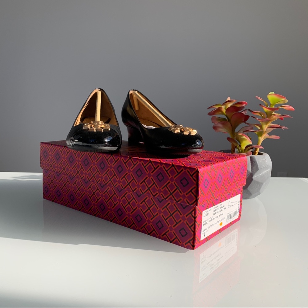 Everly Cap Toe Wedge | Tory Burch